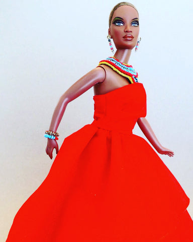 Limited Edition Serengeti Sunsets Janay Fashion Royalty Barbie Doll