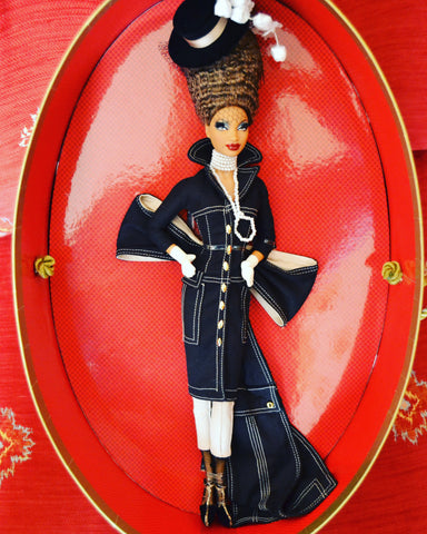 Gold Label Byron Lars 3rd Doll in Chapeaux Collection Pepper Barbie Doll