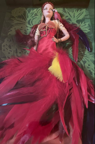 The newest scarlet macaw gold label Barbie