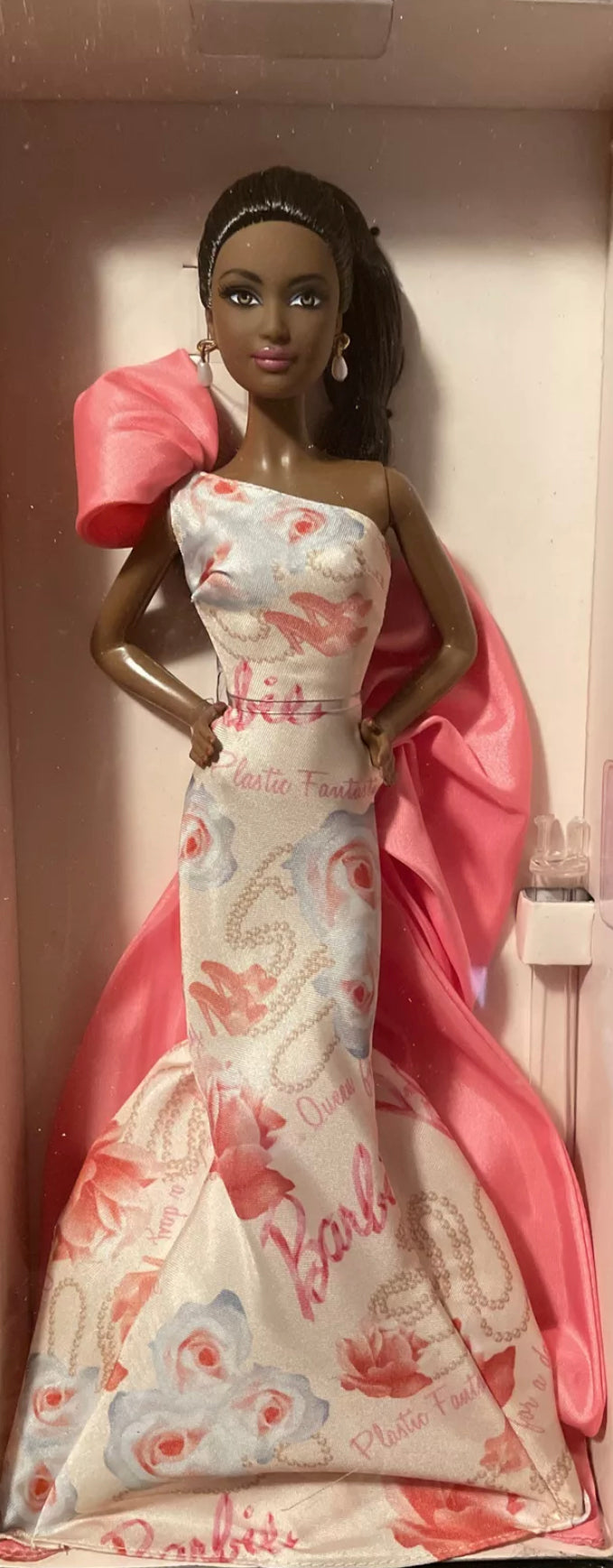 2010 Avon Exclusive African American " Rose Splendor " Barbie Doll